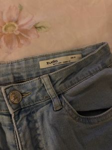 Light Wash Straight Leg Jeans