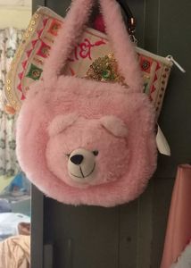 Pink Teddy Bear Purse