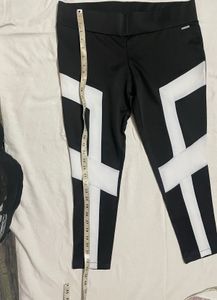 Ed Hardy Black &amp; White Gym Leggings