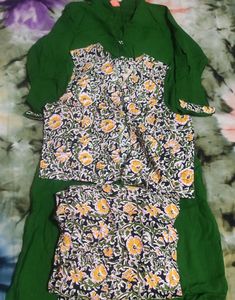 Kurta Pant Jaket Set