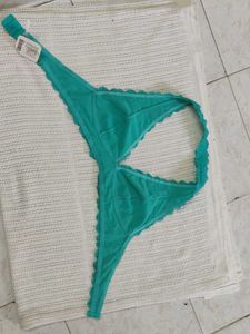 Free people Teal Lace Halter Bra
