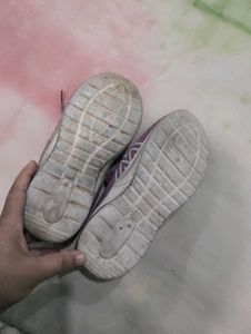 Purple Knit Sneakers