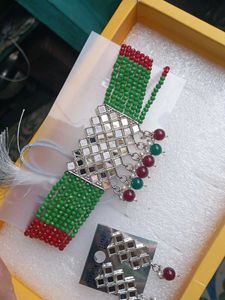 Beautiful Beaded Necklace & Earring Set
