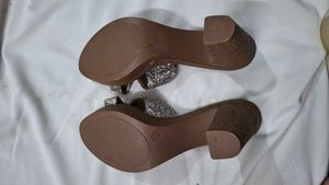 Sparkling Glitter catwalk Block Heels