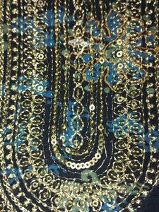 Embellished Navy Blue Kurta