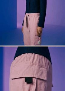 Stylish Pink Cargo Pants