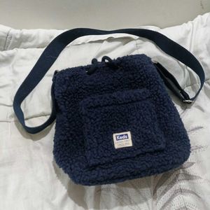 Keds Navy Teddy Bucket Bag