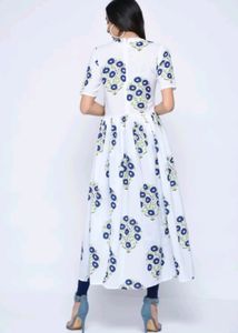 Anarkali Indo Western Style Slit Kurti