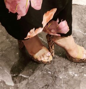 Snakeskin Heels