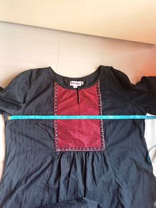 fabindia Elegant Black Kurta with