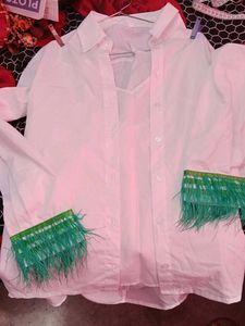 RIVER ISLAND Women's White Shirt With Slip