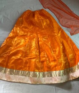 Kurti With Skirt And Dupatta
