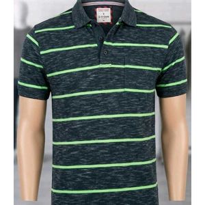 Men's Striped Polo T-Shirt