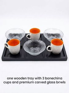 Elegant Coffee/Tea Set with Tray
