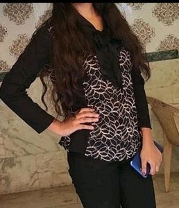 Free Size Black Top For Women
