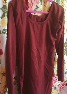 Maroon Short Kurti - Elegant and Chic! ❤️