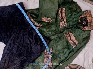 Velvet Jacket &amp; Pants Set