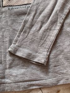 Grey Long Sleeve Graphic Tee