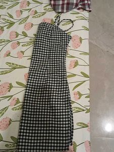 Gingham Check Mini Dress