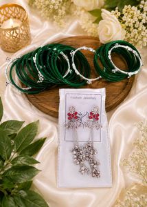 Bangles &amp; Earrings Combo Set