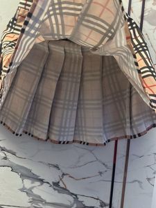 Designer Plaid Pleated Mini Skirt Waist-30 SALE✅