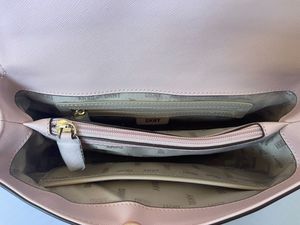DKNY Pink &amp; White Crossbody Bag