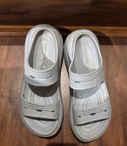 Stylish Grey Platform Sandals
