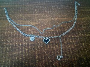 COMBO layered necklace &amp; earing &amp; 3 studs