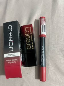 Ggreyon Lipstick and Swiss beauty lipstic