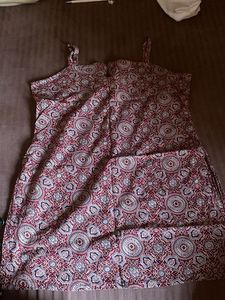 Bohemian Print Spaghetti Strap Dress