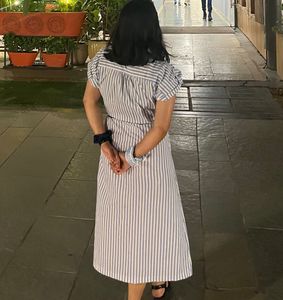 Striped Shirt Dress