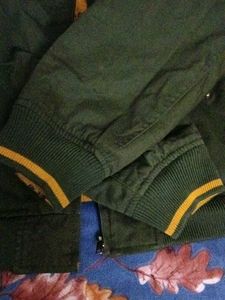 Men's reversible Green Bomber Jacket