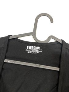 Black Ballet Wrap Top (S)
