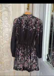 Floral Print Button-Down Dress
