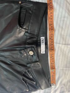 Faux Leather Corset Top &amp; Pants Set