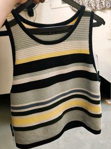 Striped Knit Tank Top sweater