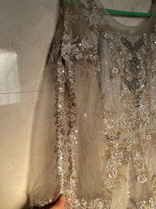 beautiful hand work gown