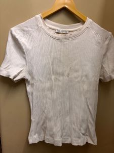 Zara Ribbed Knit Top