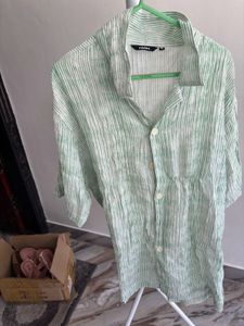 Men's Striped Linen Shirt Westside Nuon brand
