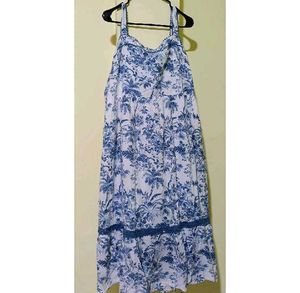 Blue Floral Sundress