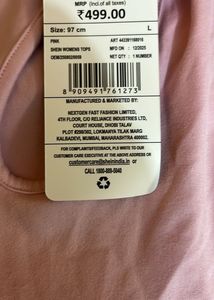 Chic One-Shoulder Pink Bodysuit
