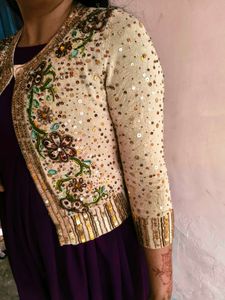 Very Beautiful Gown With Sequence Work Zara Coty
