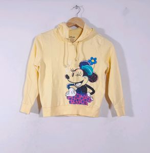 Nap Chief Yellow Printed sweatshirt(Girls)