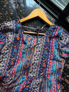 Indowestern printed tunic