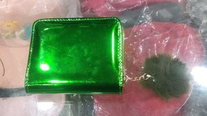 Green Shiny Wallet