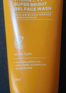 Vitamin C+E Super Bright Gel Face Wash
