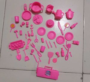 Dollhouse Furniture &amp; Accessories Lot