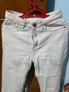 White Wide Leg Jeans