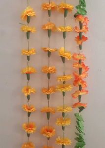 artificial marigold flower garlands