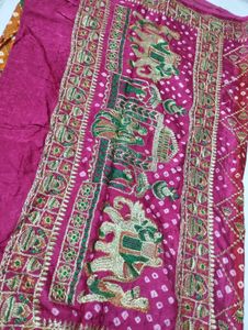 wedding style heavy saree